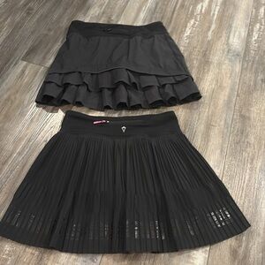 Ivivva Lululemon black skirt lot size 12